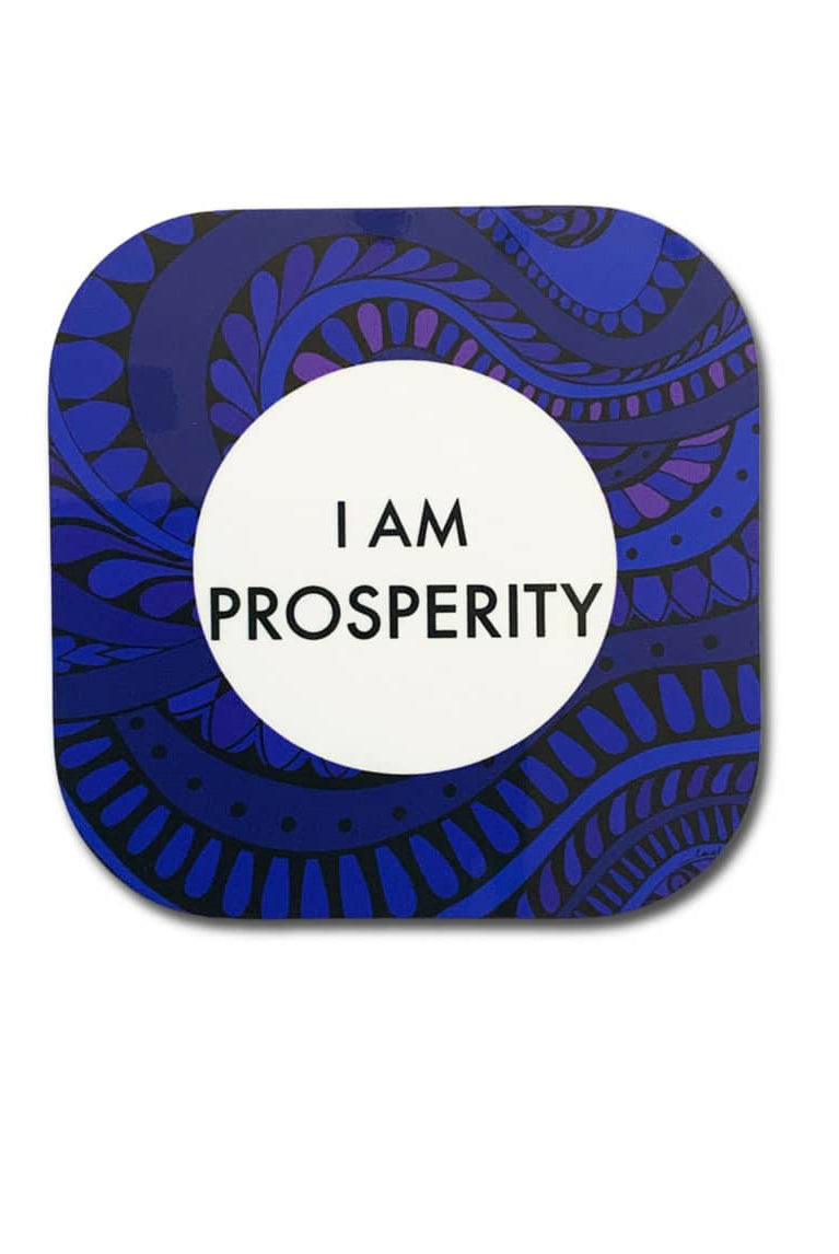 mantra coasters-i-am-prosperity