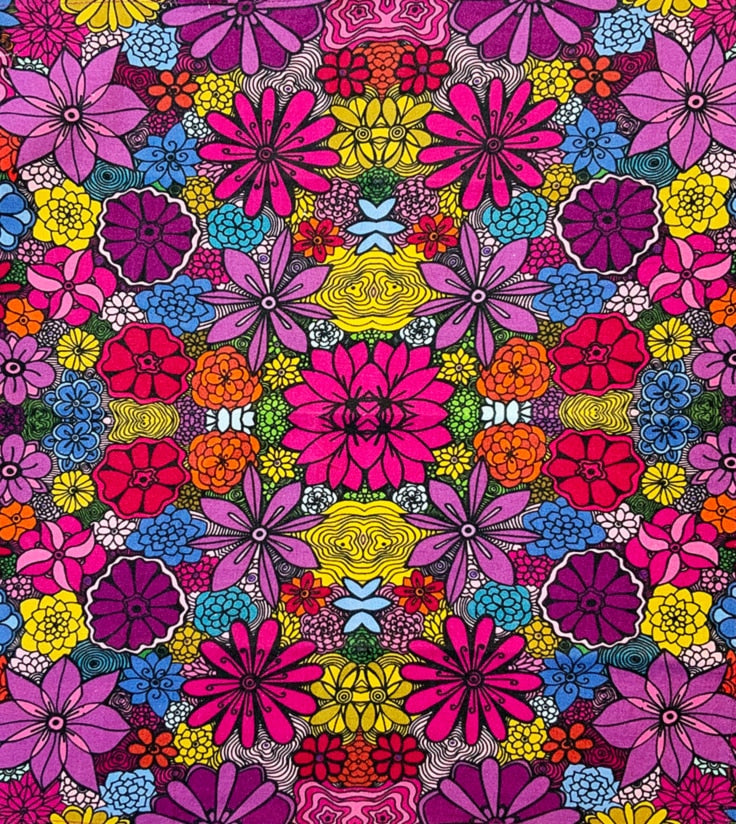 blooming beauty - colorful table napkins