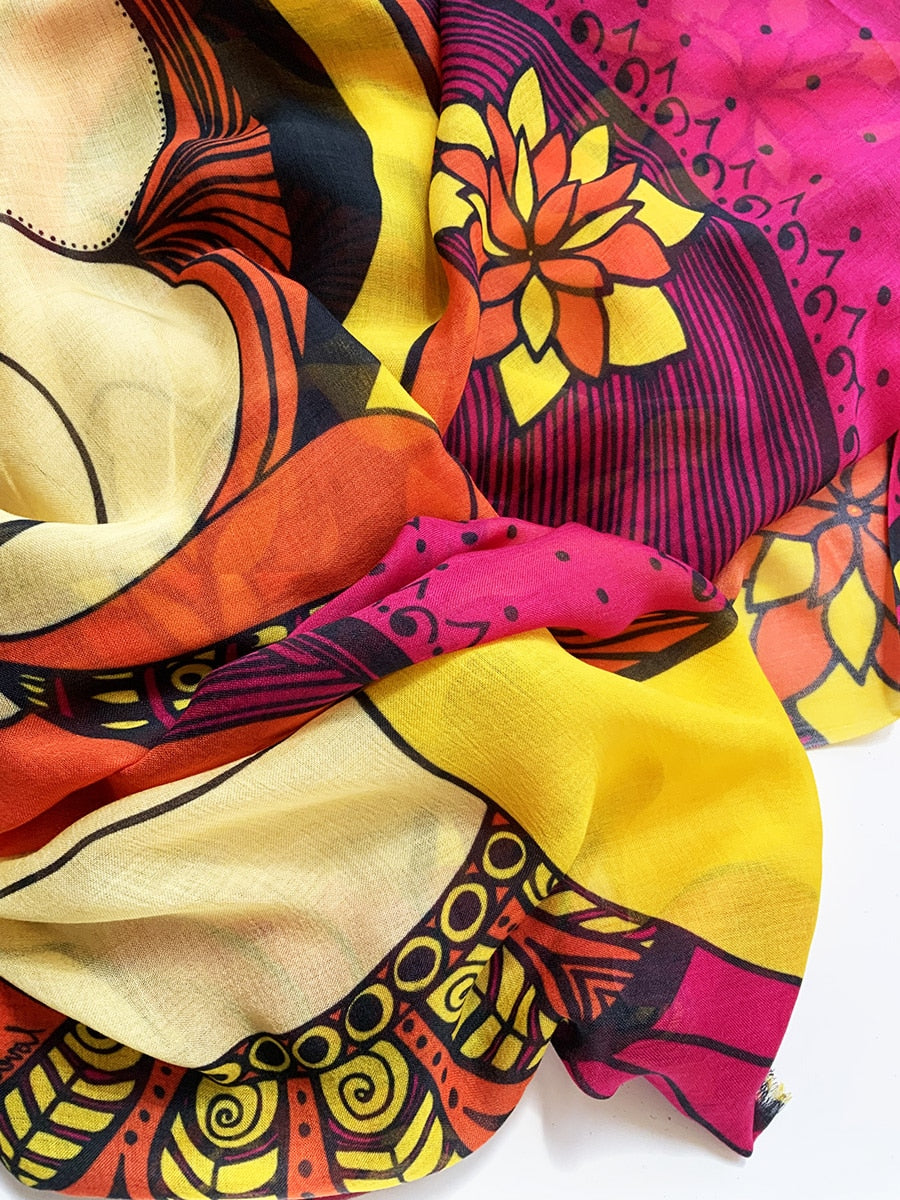 2022-scarf-i-am-confident-magenta-yellow-2