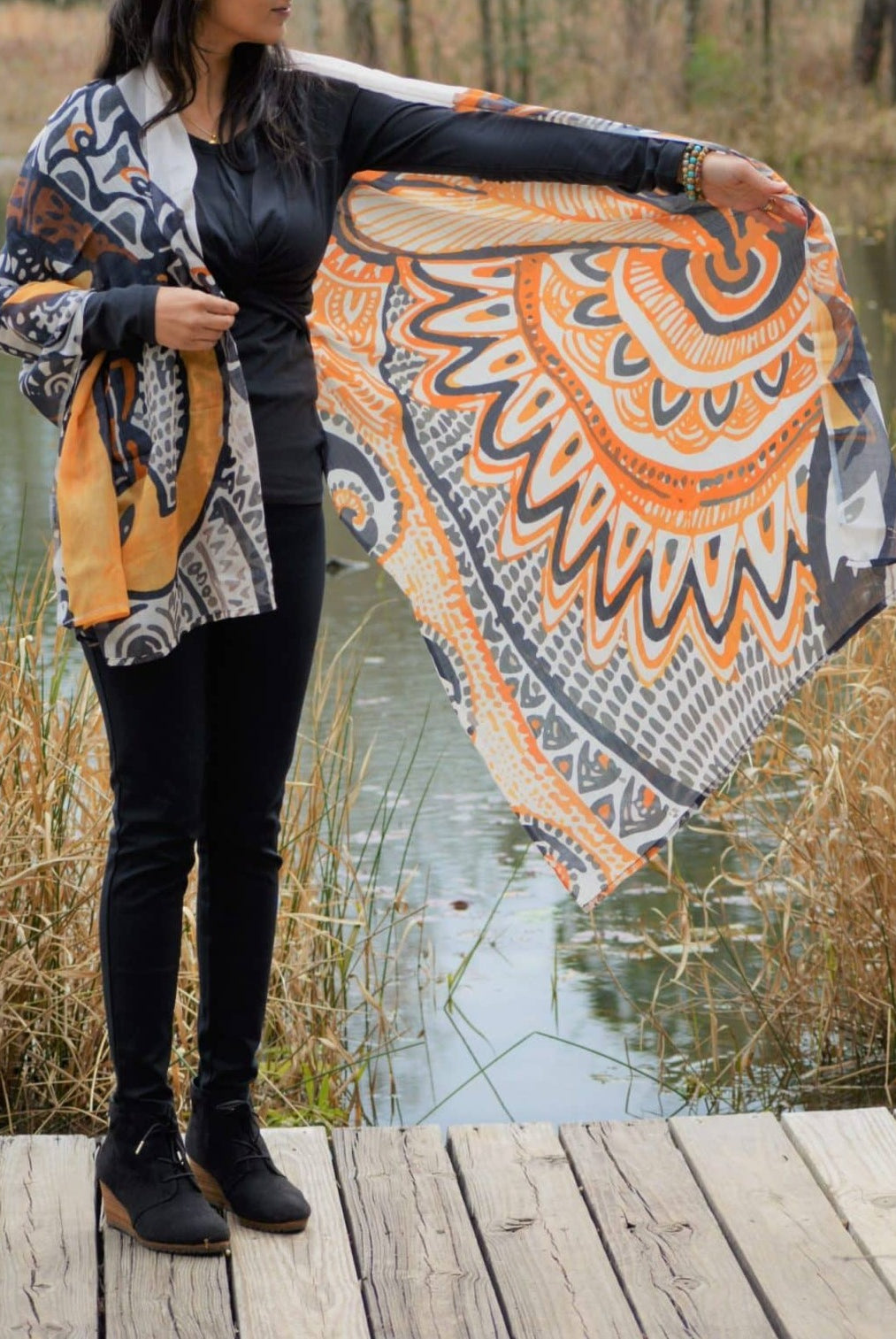 I embody peace modal scarf