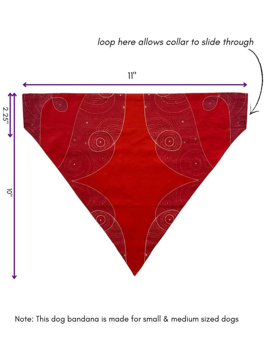 Pet-bandana-red