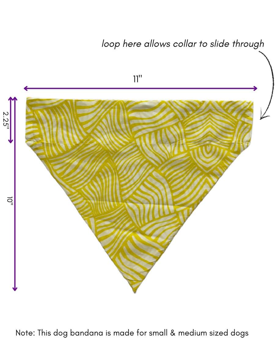 Pet-bandana-yellow