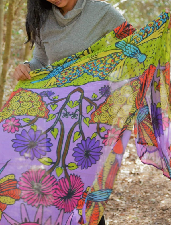 Life with joy scarf