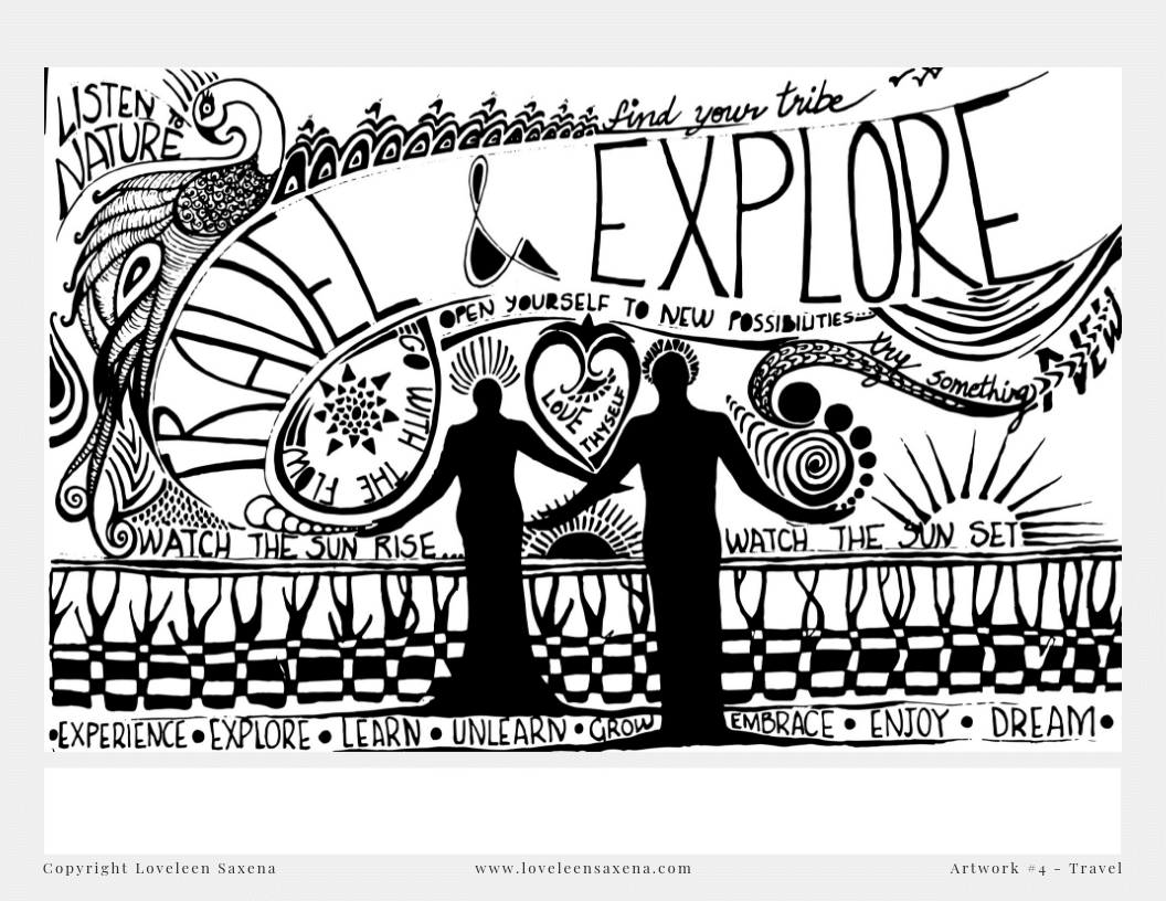 experience travel and explore art work