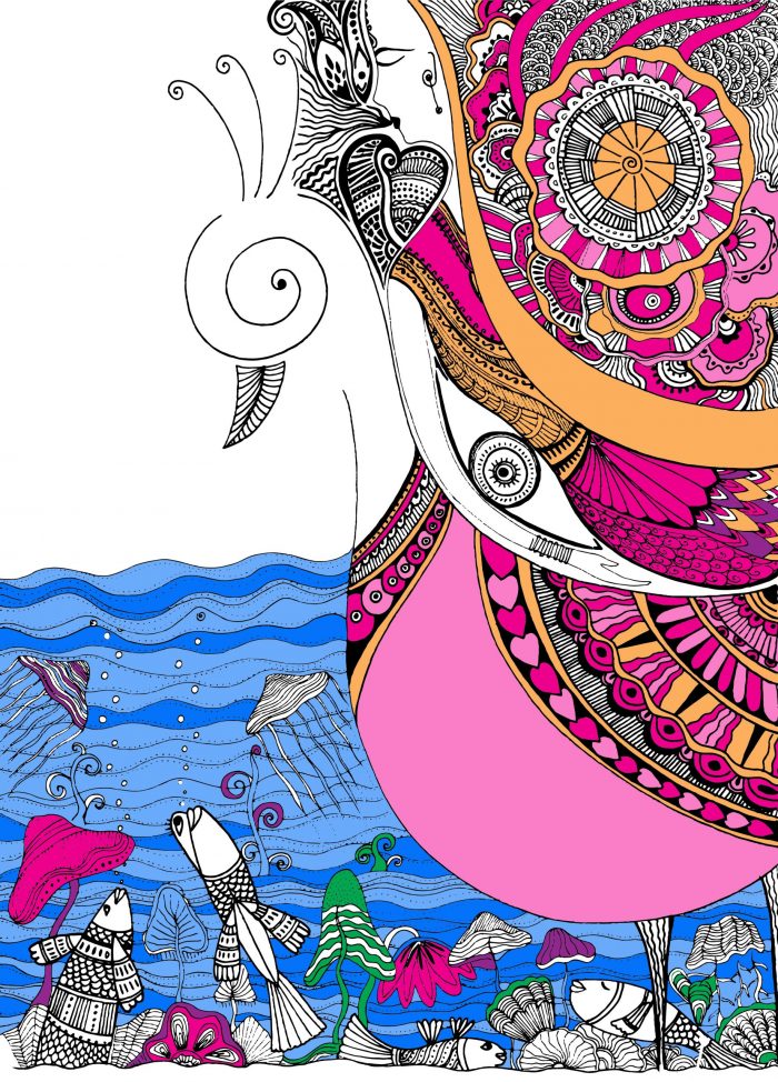 I am Connected Kimono Art