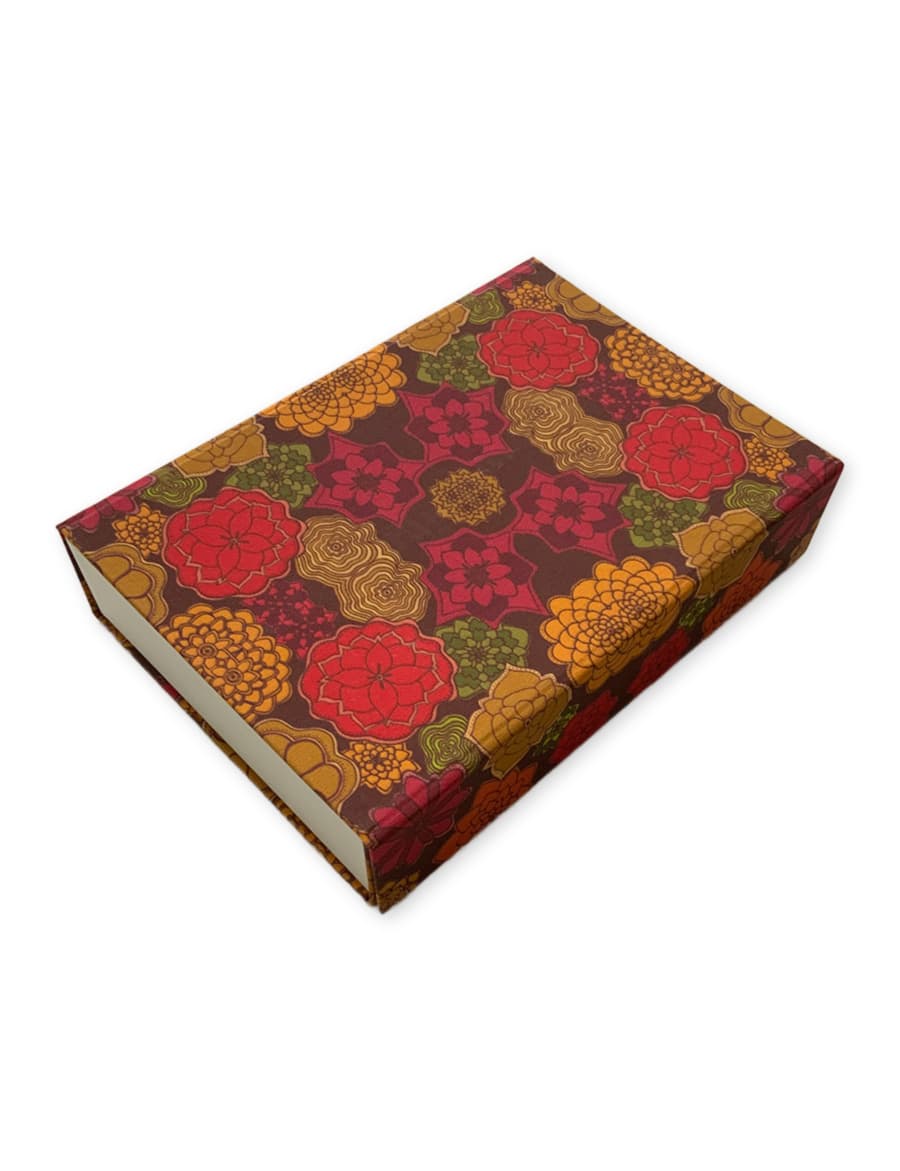 Collapsible-gift-box-orange-red-flowers