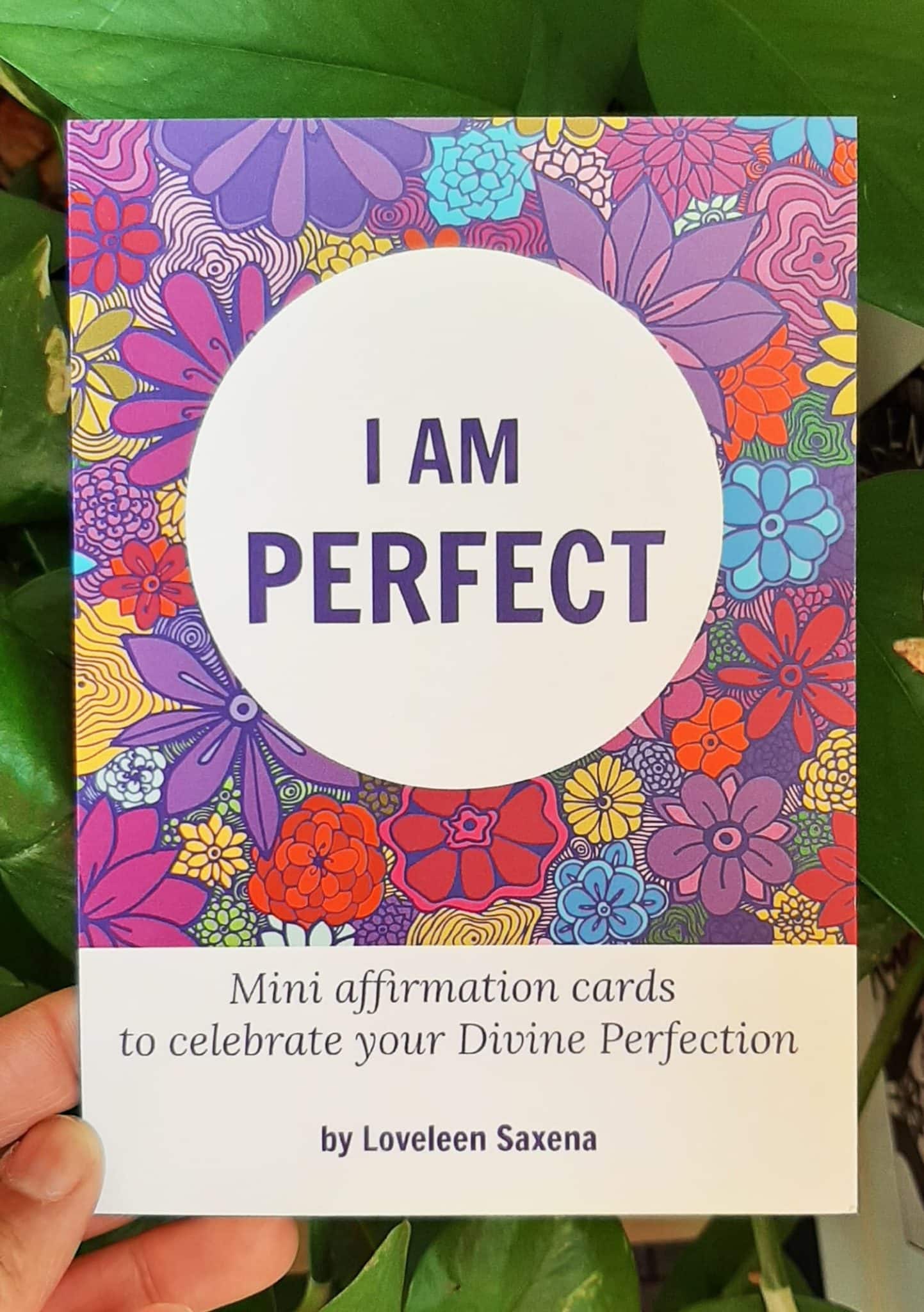 i am perfect affirmation cards