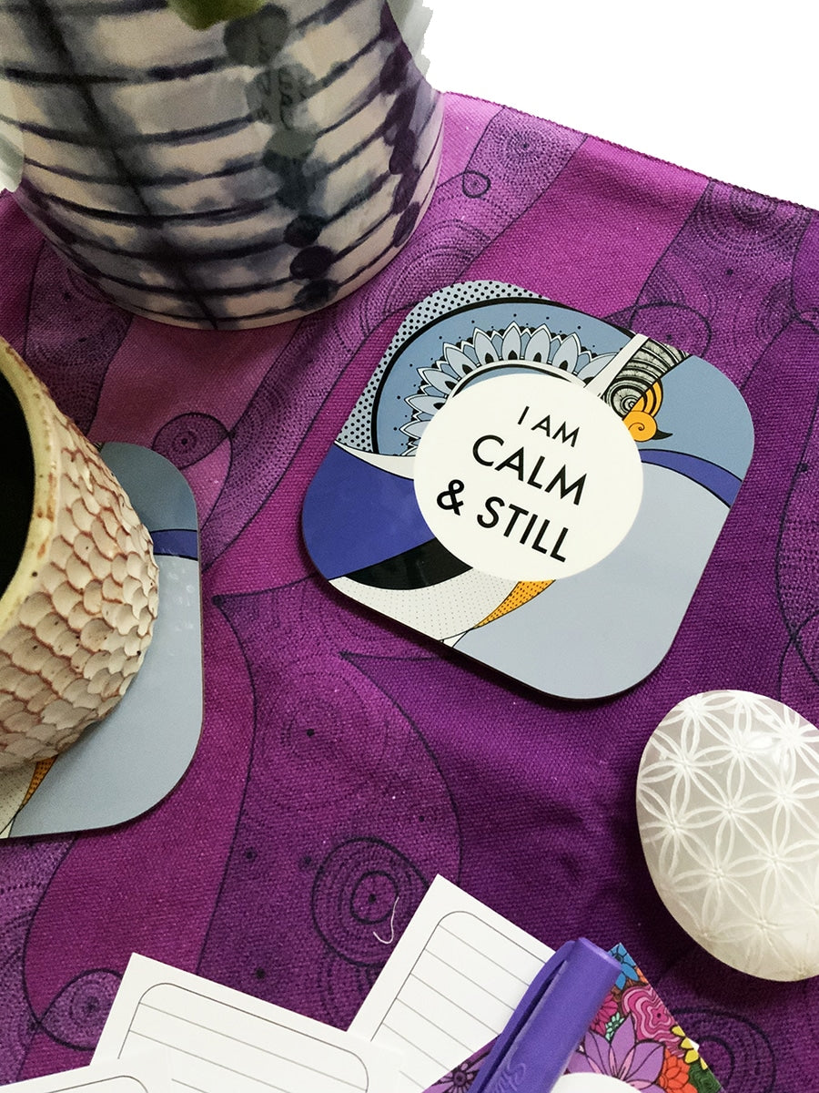 mantra coaster-I AM-calm-and-still