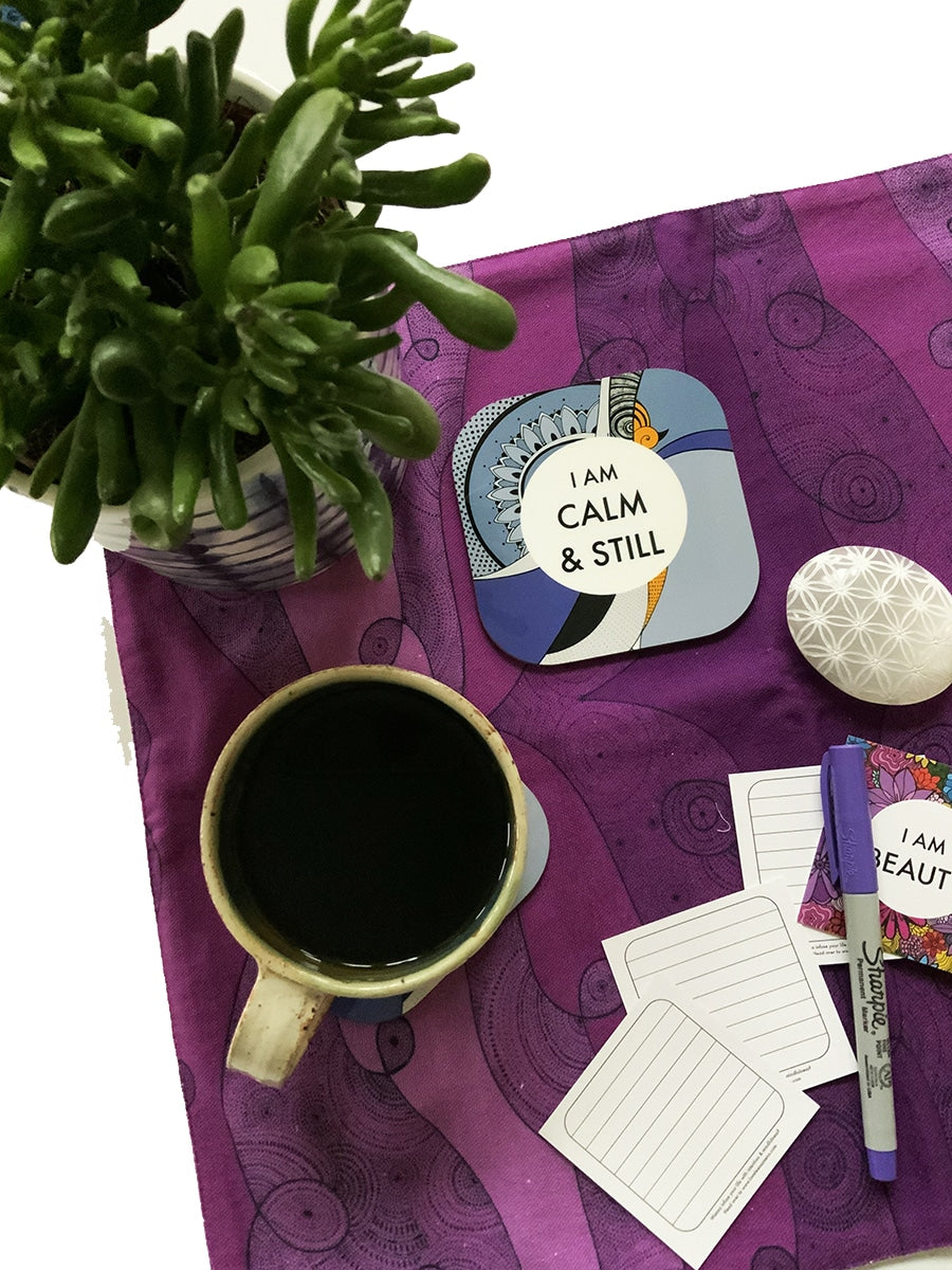 mantra coaster-I AM-calm-and-still