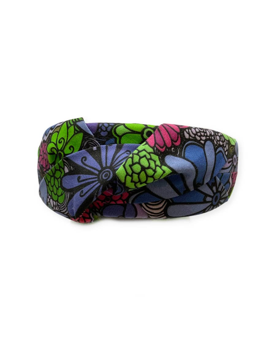 Headband-bloom-flowers-purple-green