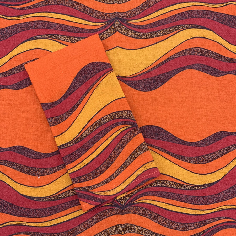 dessert sun table napkin - orange