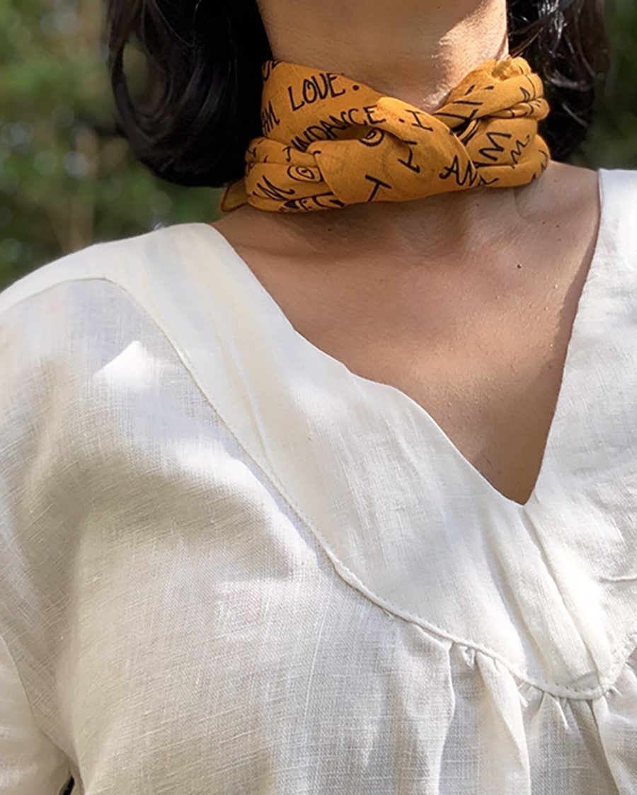 mantra-bandana-turmeric-golden-yellow