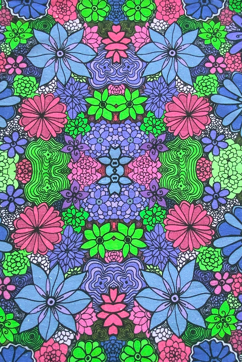 table-Napkin-Bloom-boldly-blue-green-pink