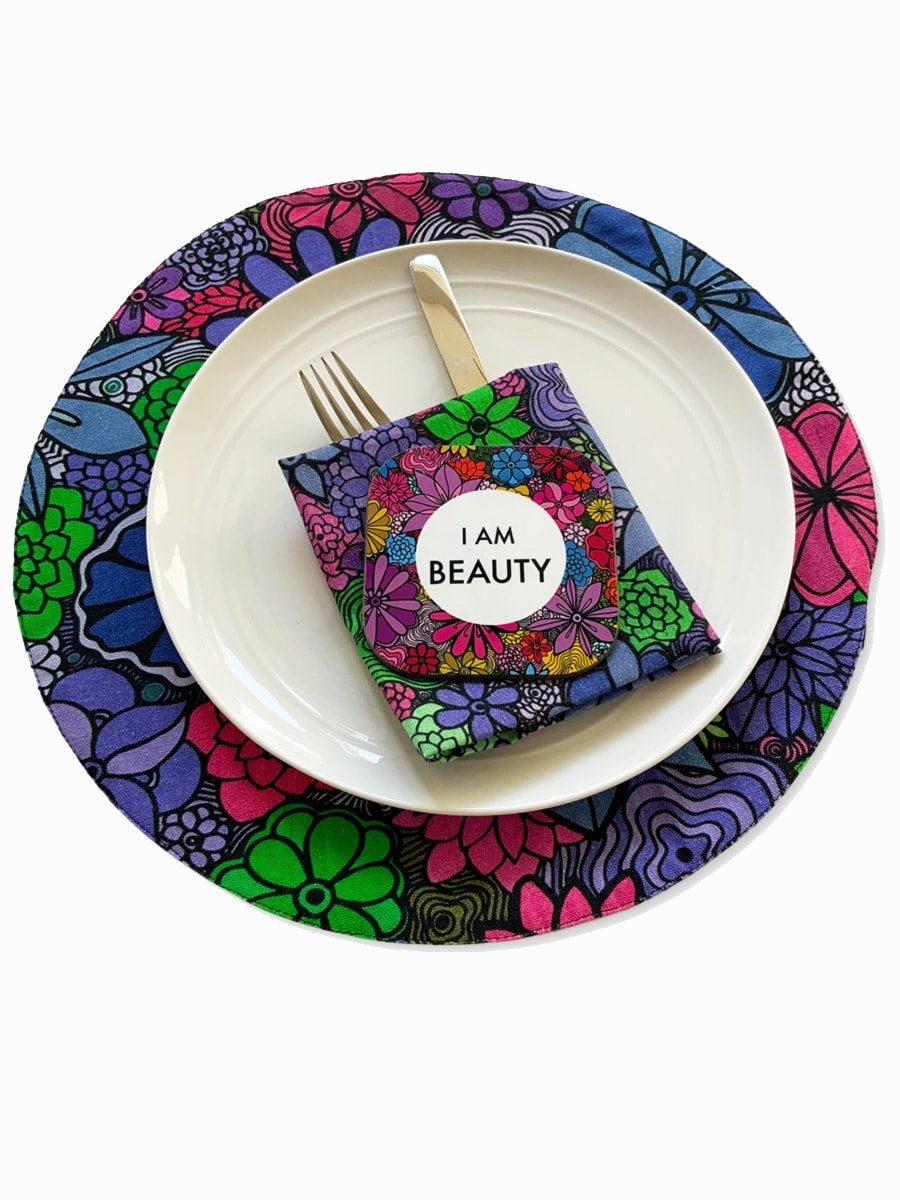 placemat-Bloom-boldly-blue-green-pink