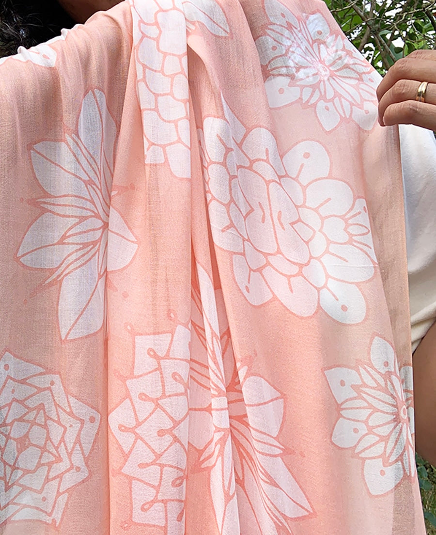 miracles-scarf-peach-white