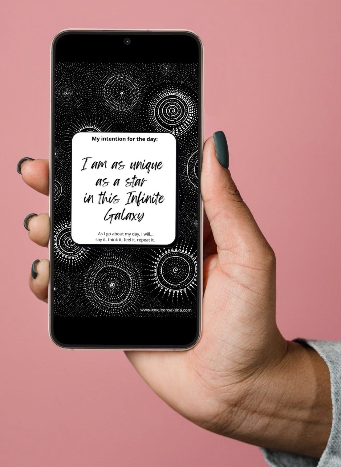 smartphone wallpaper mockup