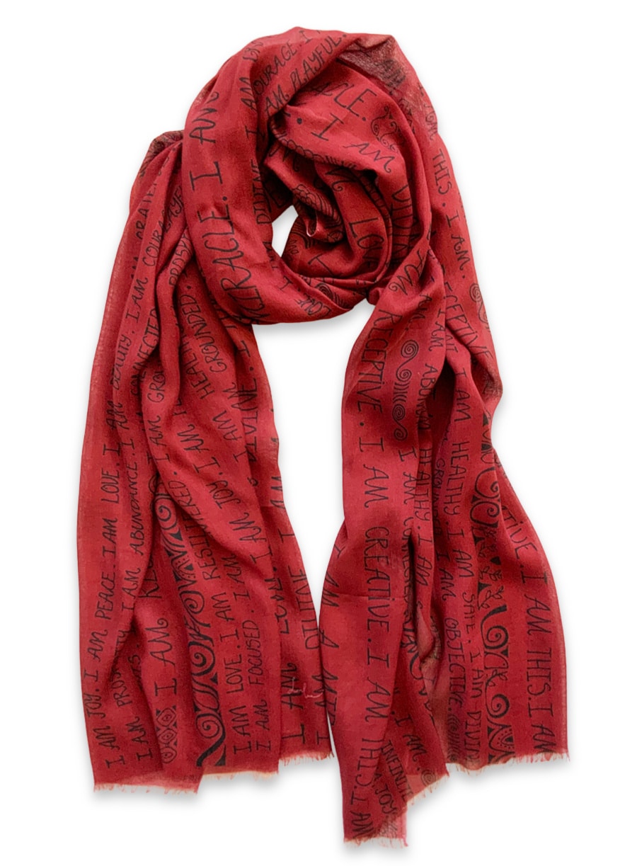 Scarves-I-AM-mantra-burgundy-3