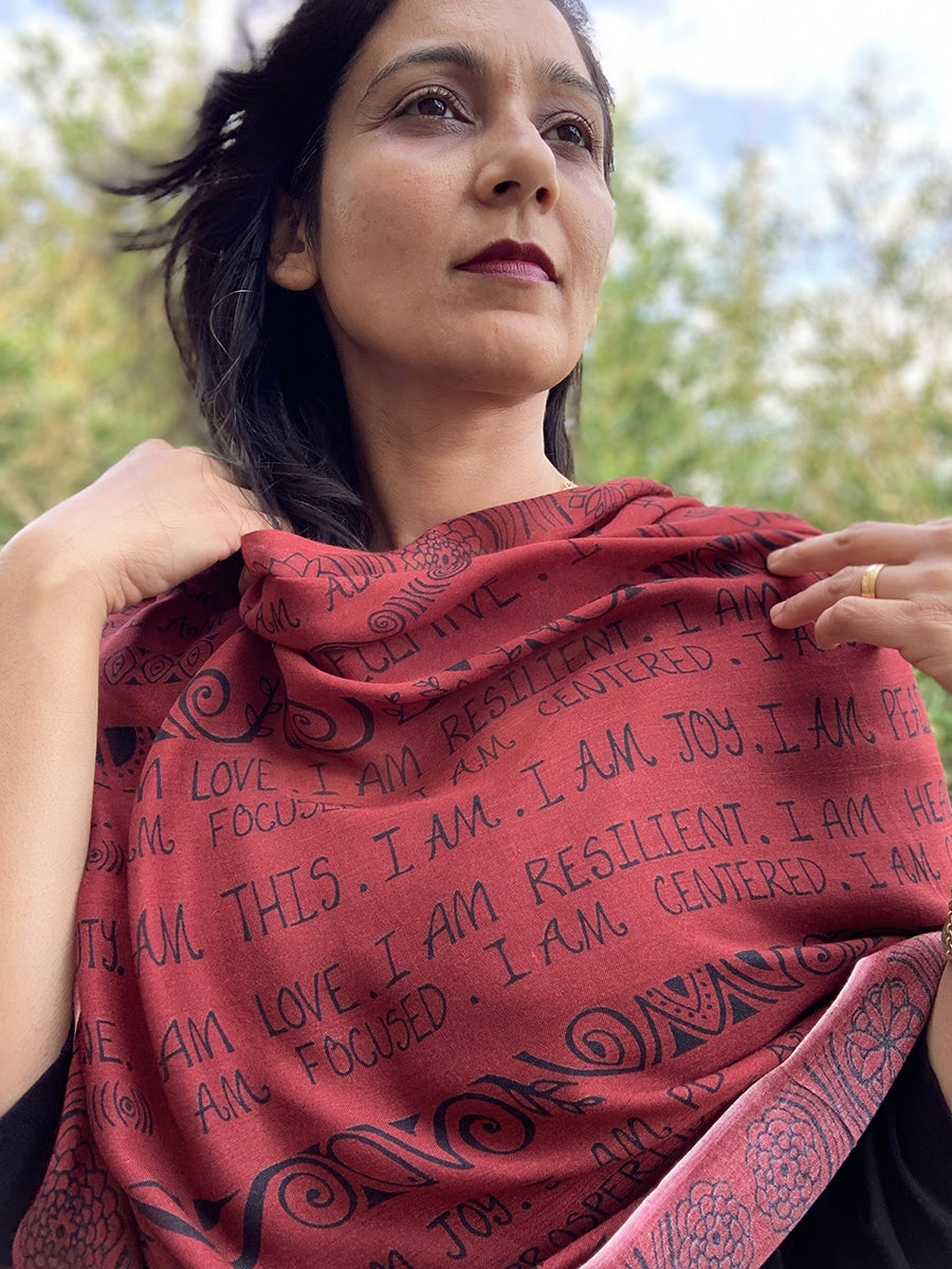 Scarves-I-AM-mantra-burgundy-7