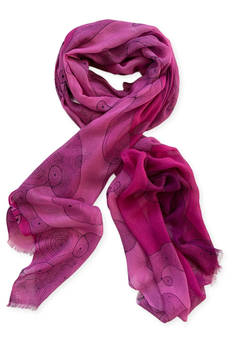 Scarves-shining-star-pink-2