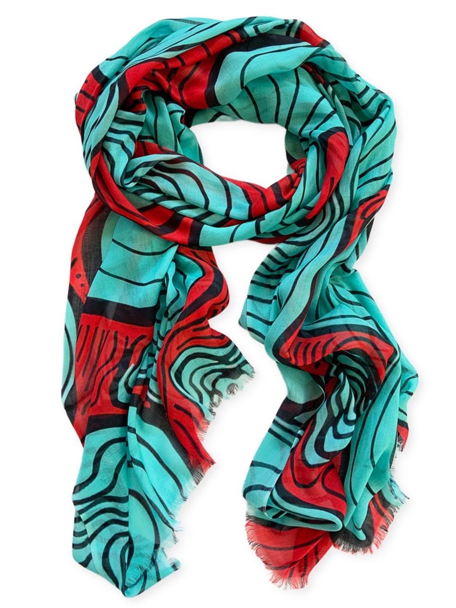 Scarves-squiggly-lines-blue-red