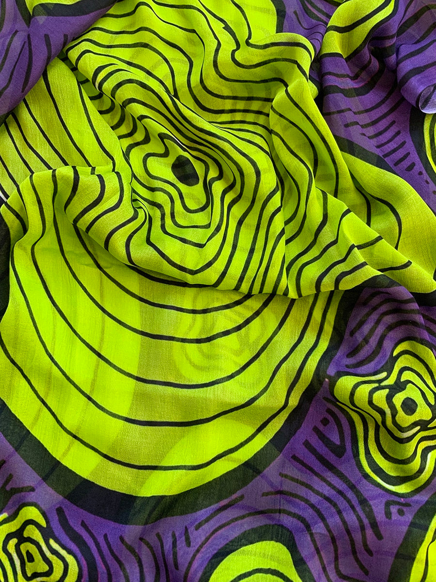 Scarves-squiggly-lines-purple-neon-green