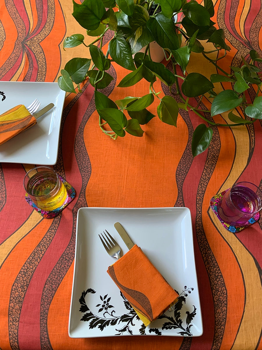 Sunset-table-cloth-orange
