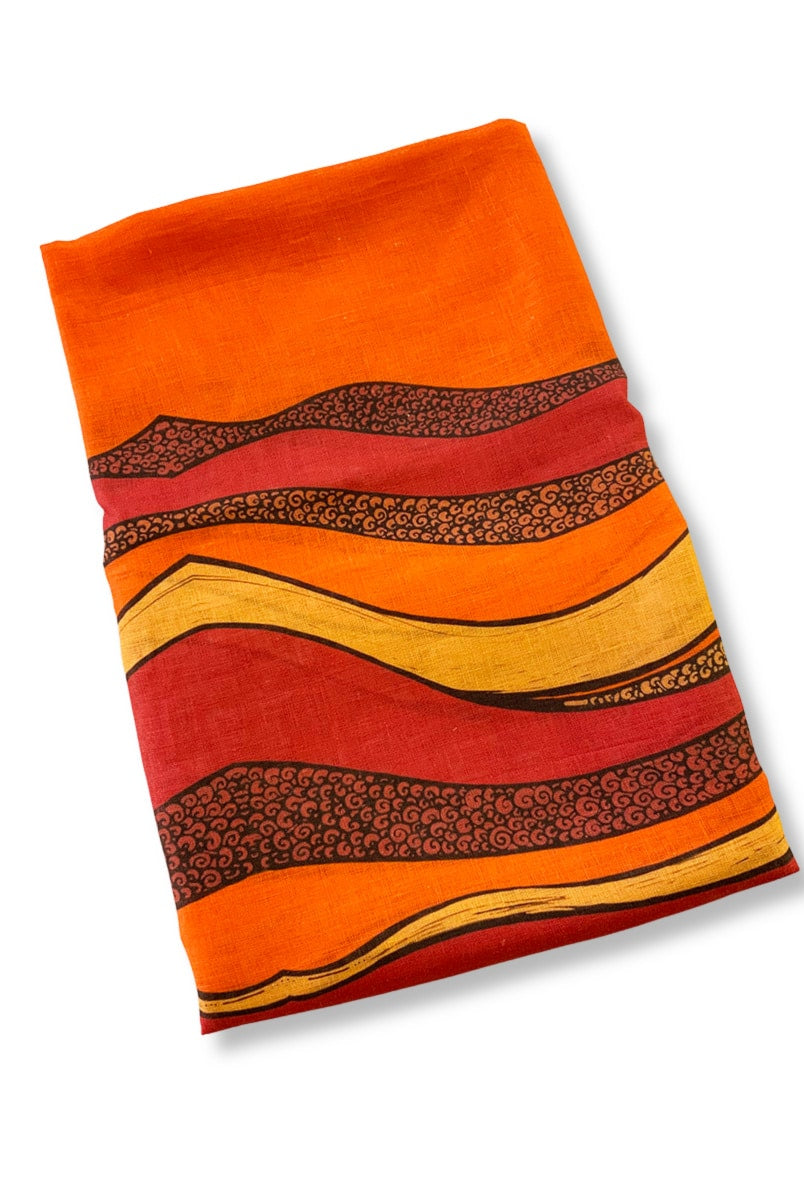 Sunset-table-cloth-orange