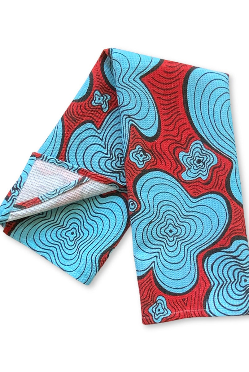 tea-towels-blue-red-squiggly-pattern-waffle