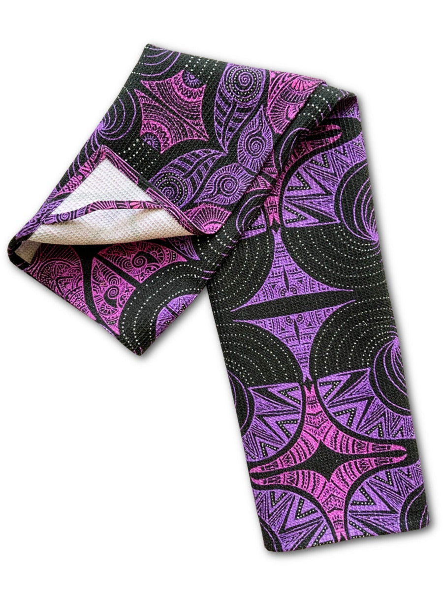 Tea-towel-black-purple-waffle