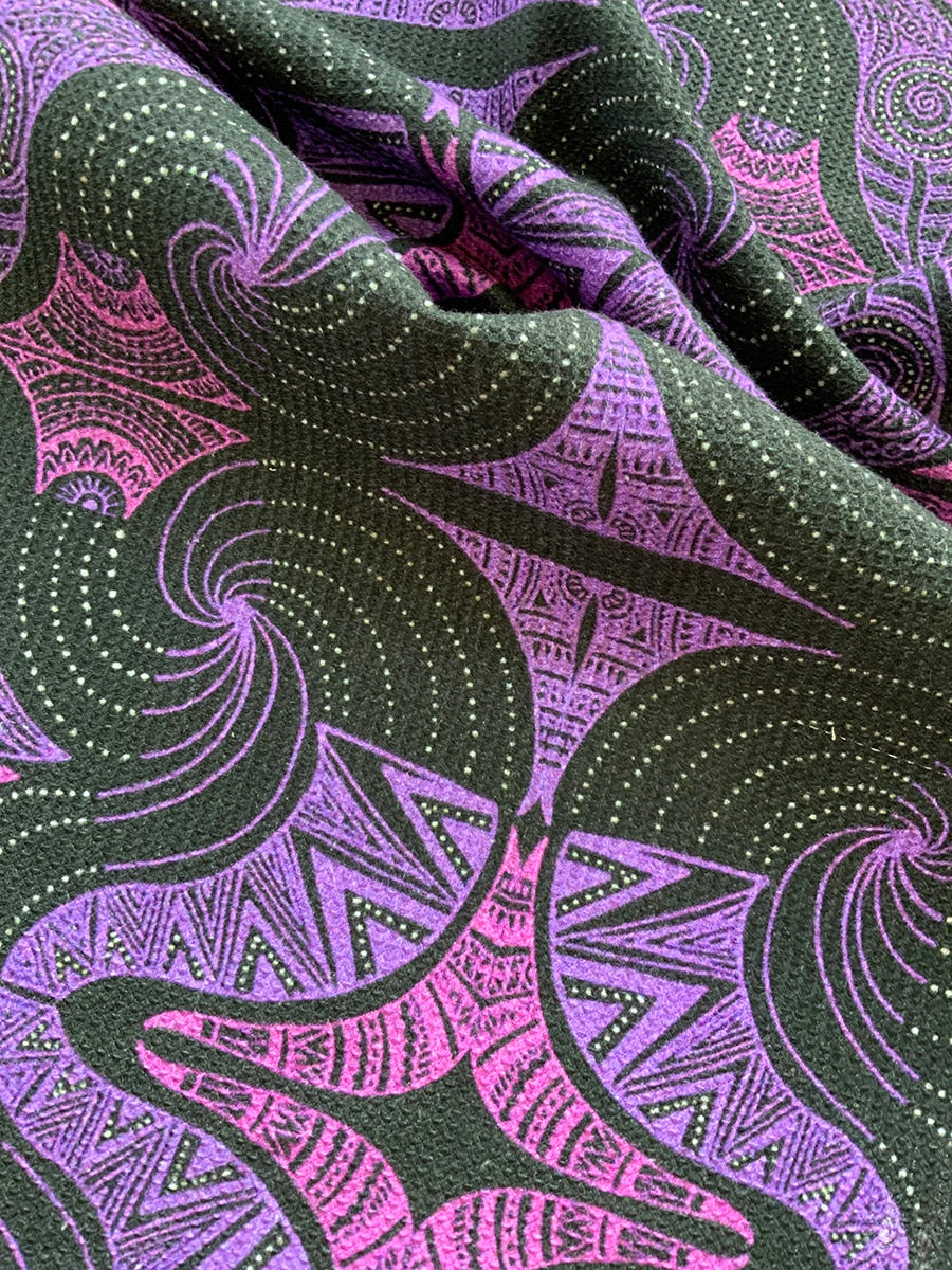 Tea-towel-black-purple-waffle