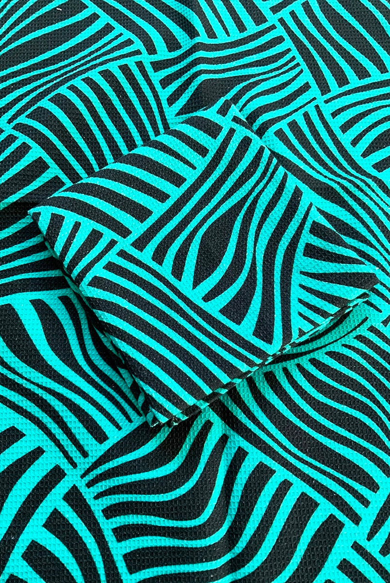 Tea-towel-waffle-lines-blue-black-pattern