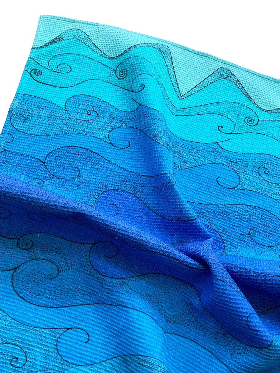 Tea-towels-ocean-blue-middle-waffle-2