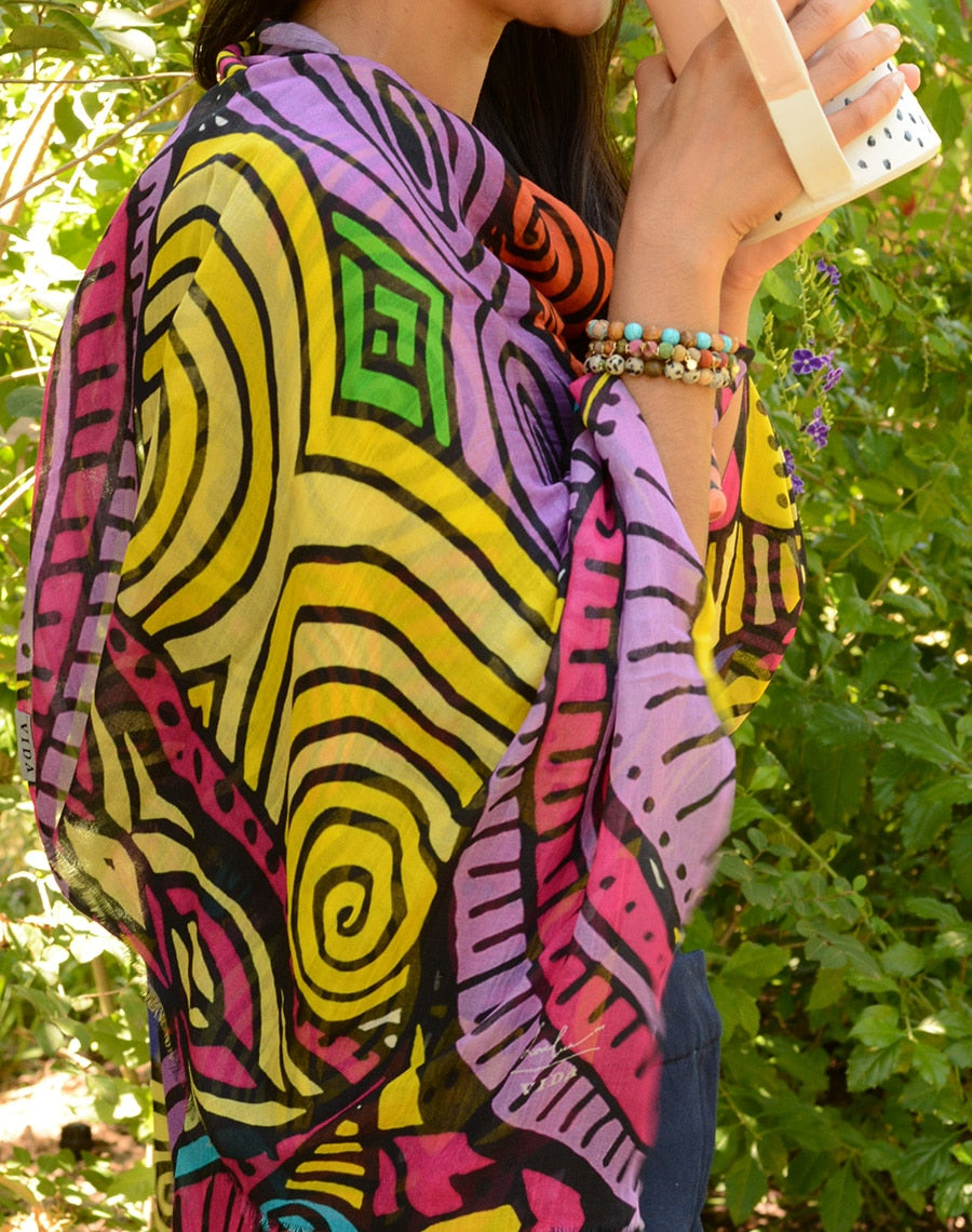 spirals-scarf-yellow-orange-pink-purple