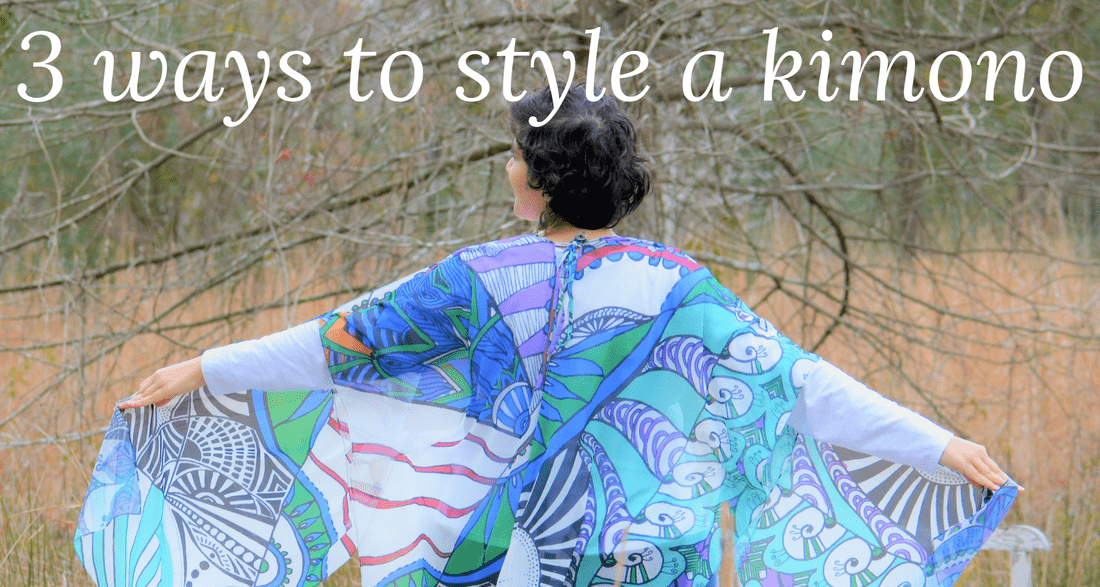 Three ways to style a kimono {Video #2}