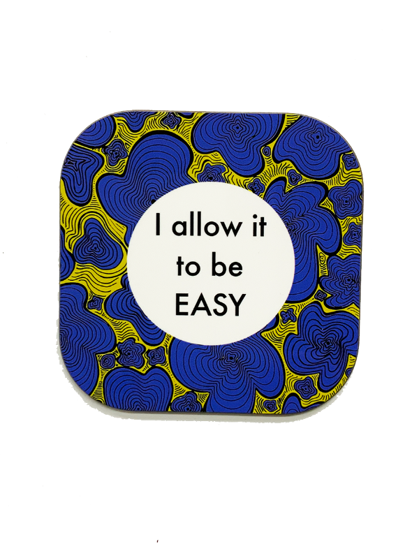 mantra-coaster-allow-it-to-be-easy-blue