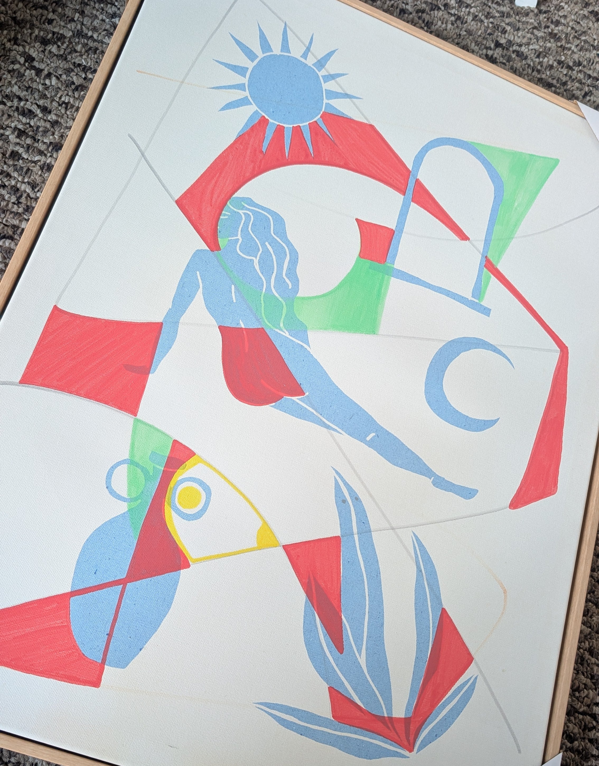 How it started-Turning Goodwill find into new art-BTS-3-Loveleen Saxena