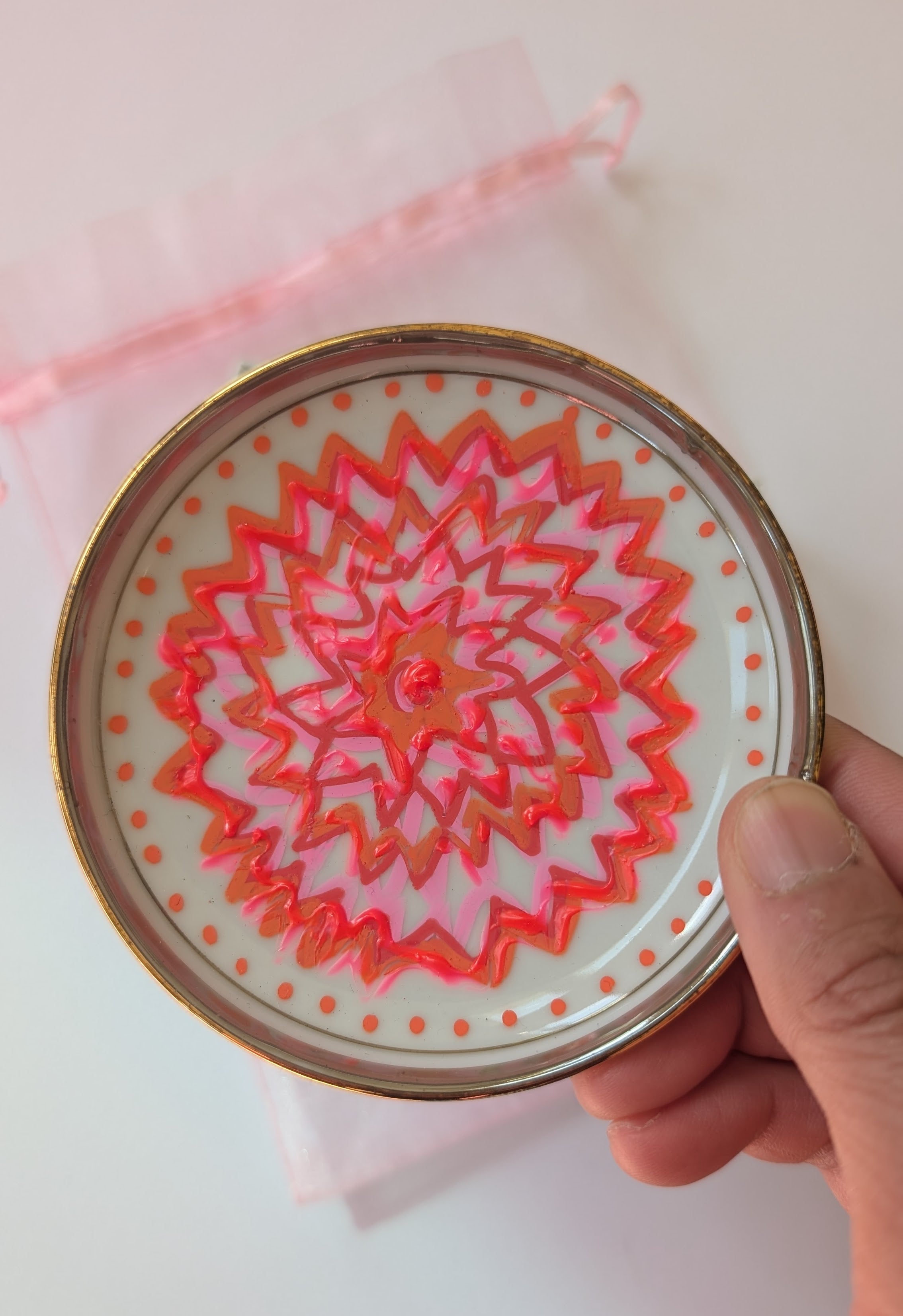 Wild Bloom-Vintage 3" Trinket Dish 5