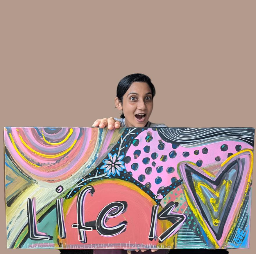learning to love all of me-original art-1