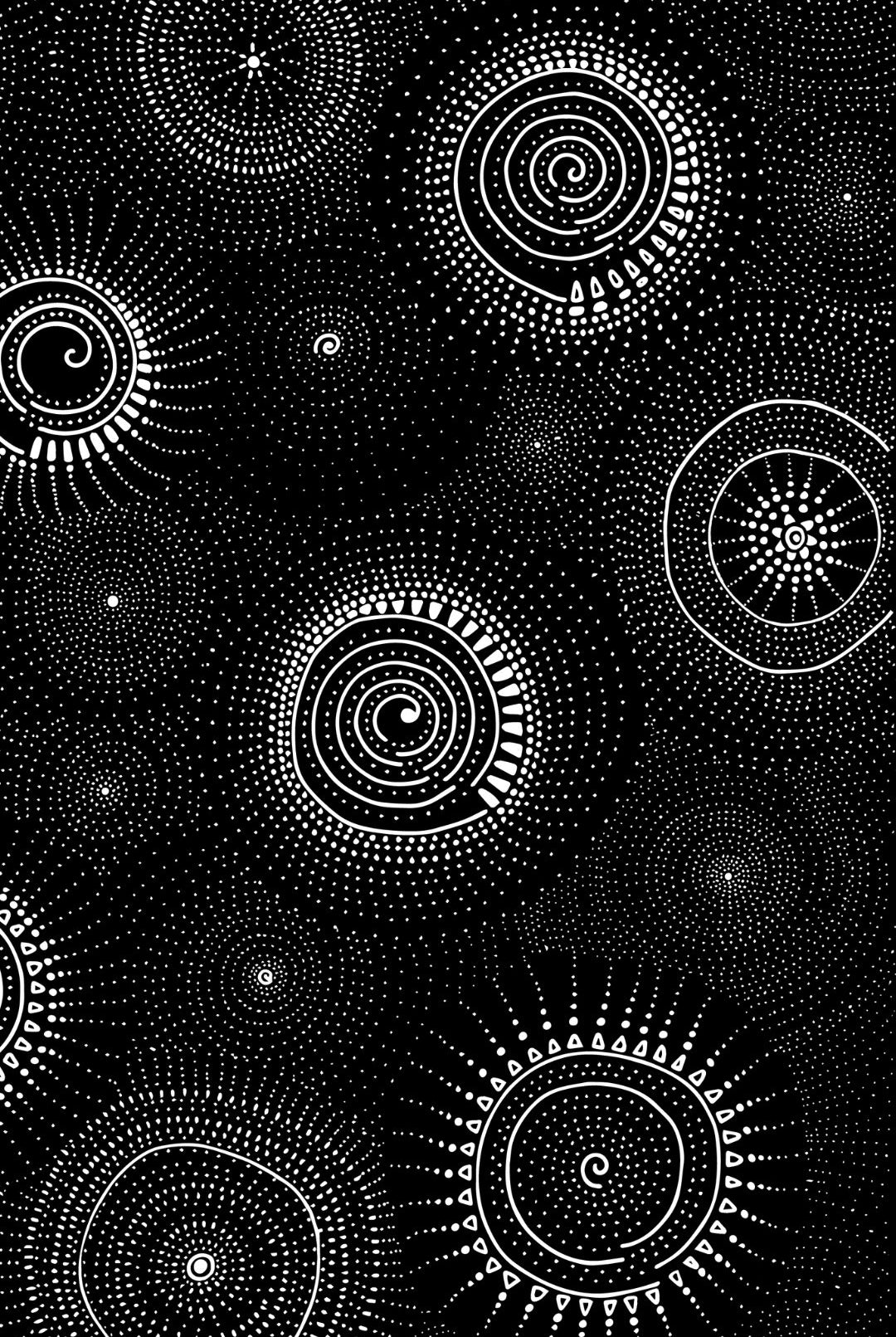 smartphone wallpaper - i am unique-cosmic pattern
