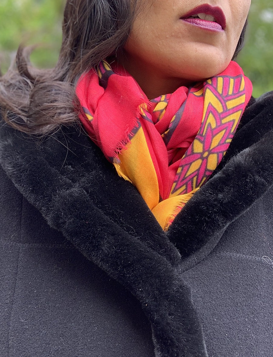 2022-scarf-playful-succulents-magenta-yellow