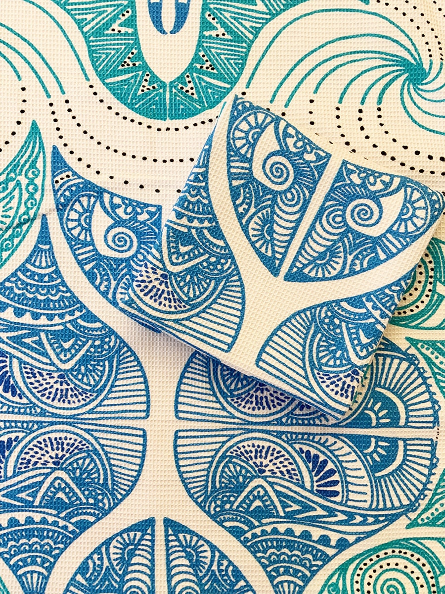 tea-towel-blue-white-river-waffle