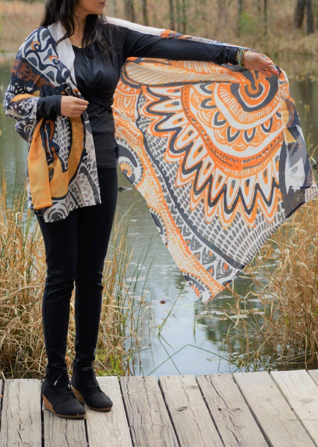 I embody peace modal scarf