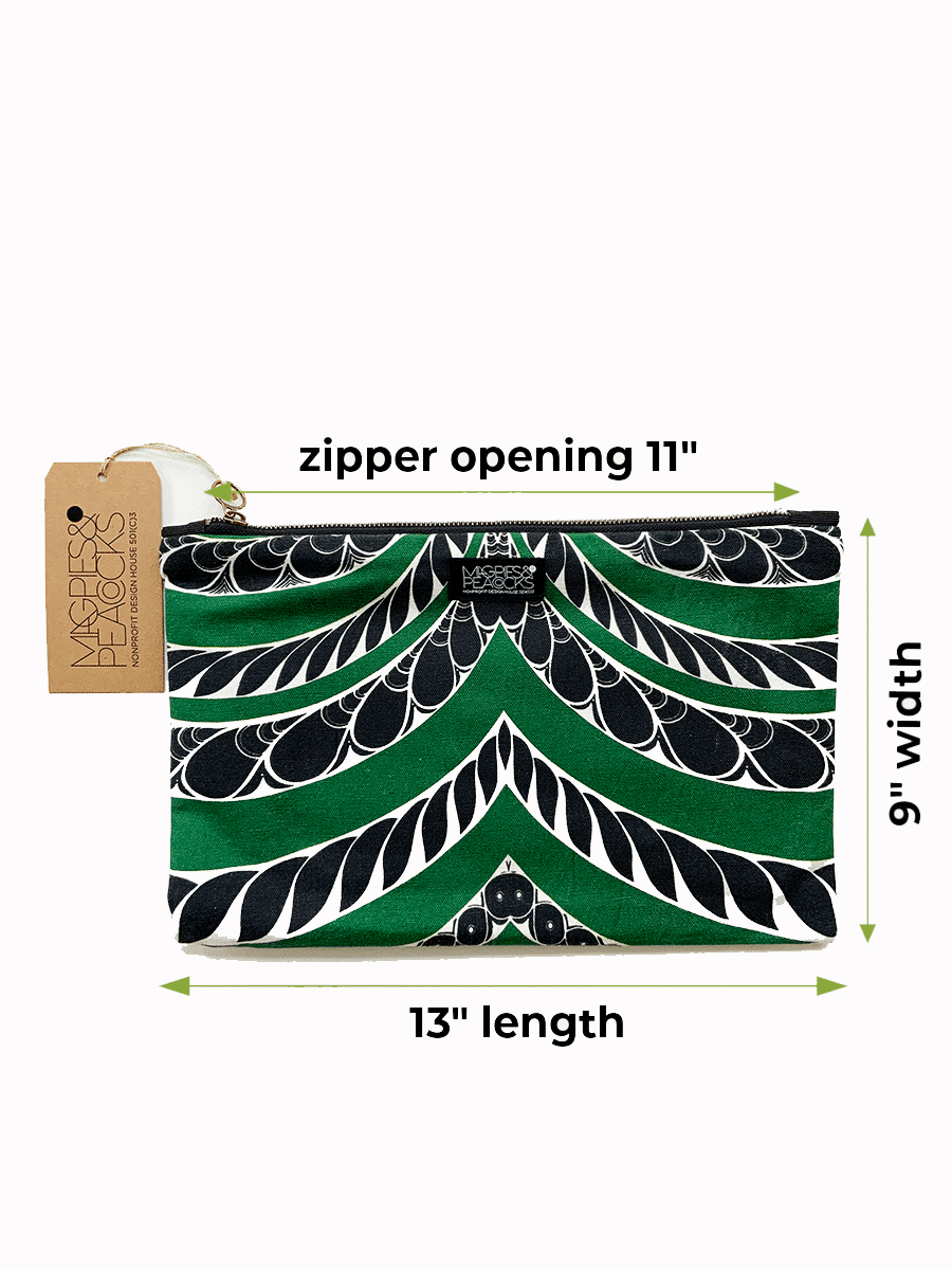 5-zip pouch-green black-6