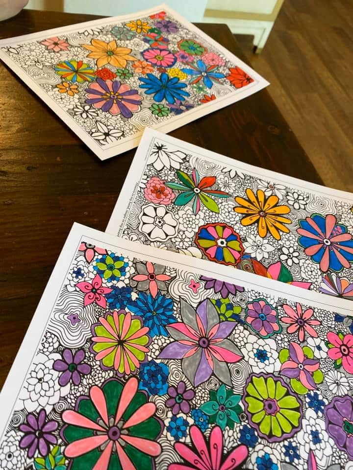 I am beauty, print it your self coloring page