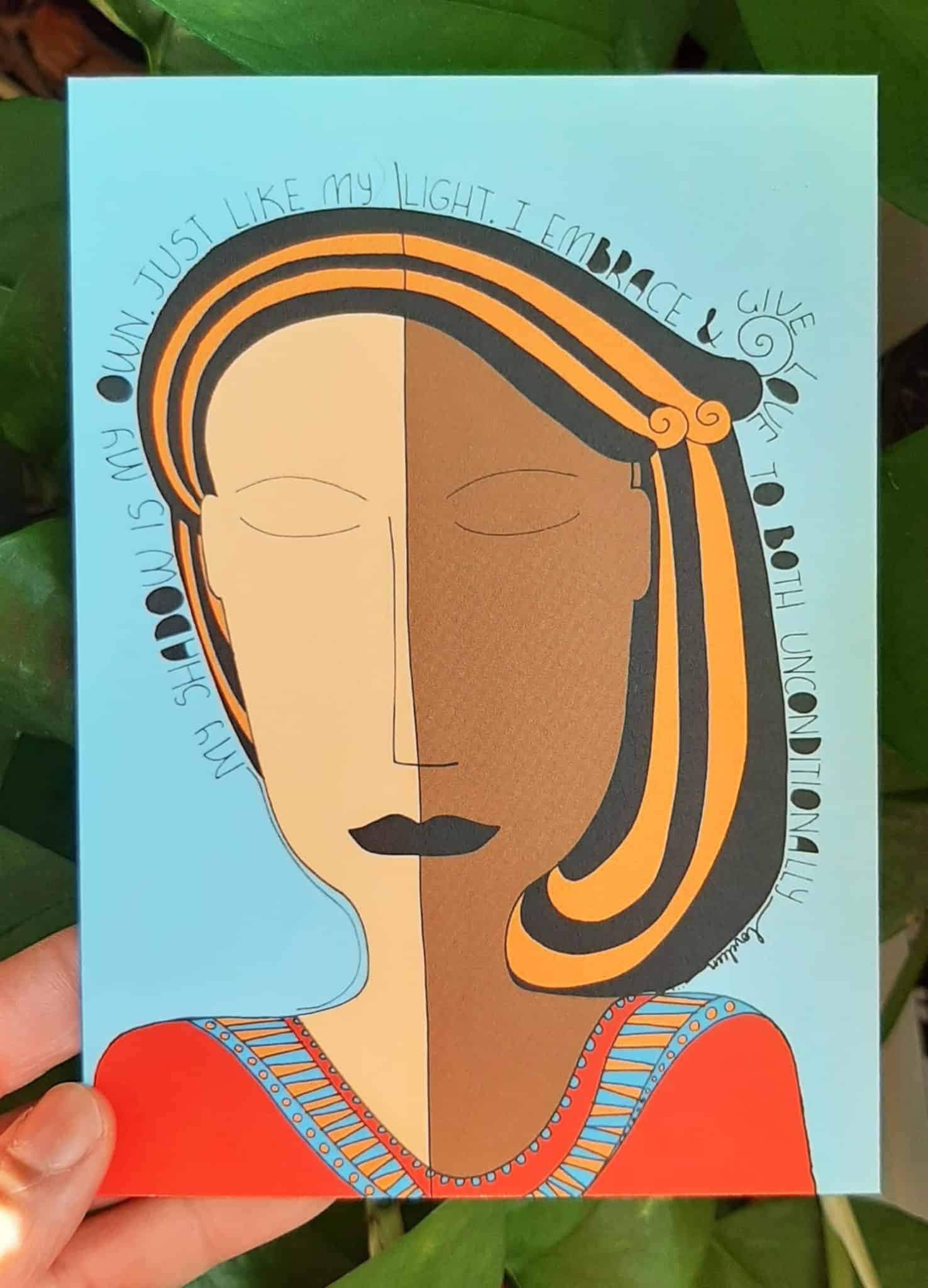 i am perfect affirmation cards