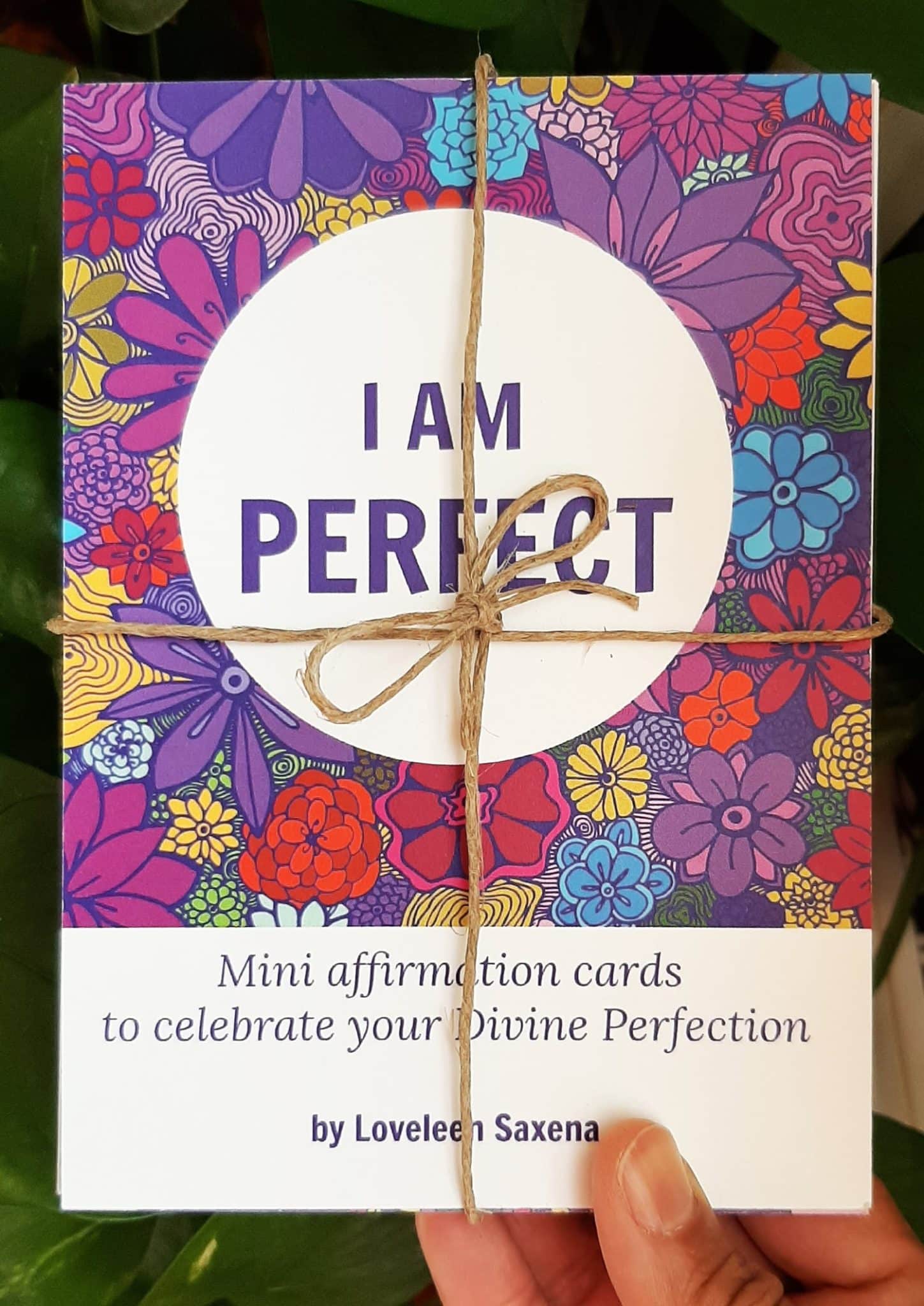 i am perfect affirmation cards