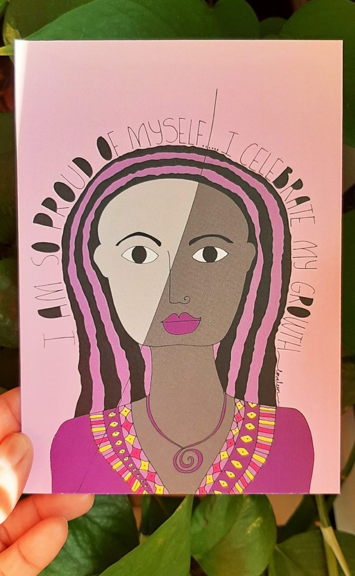 i am perfect affirmation cards