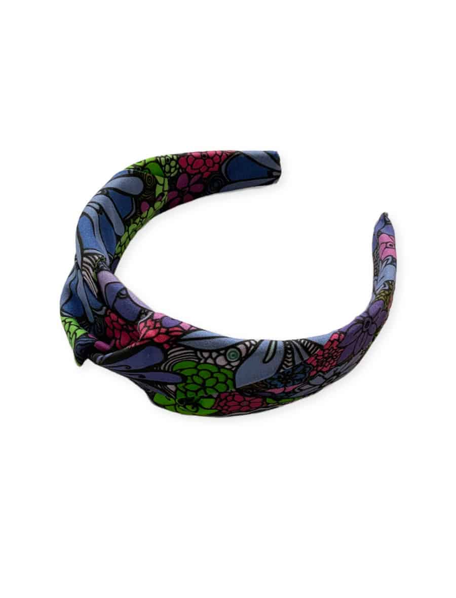 Headband-bloom-flowers-purple-green