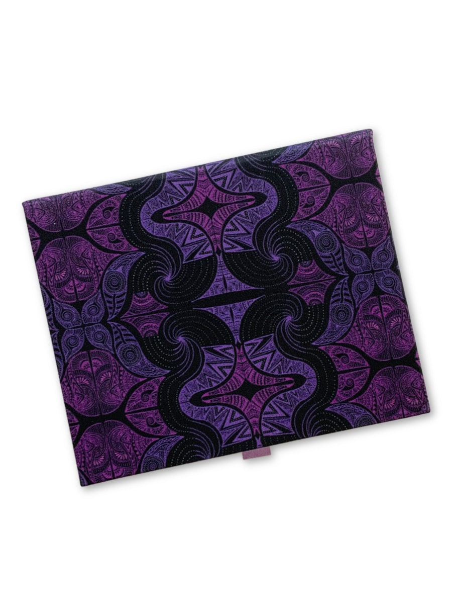 note-card-box-purple-black-mystic-pattern