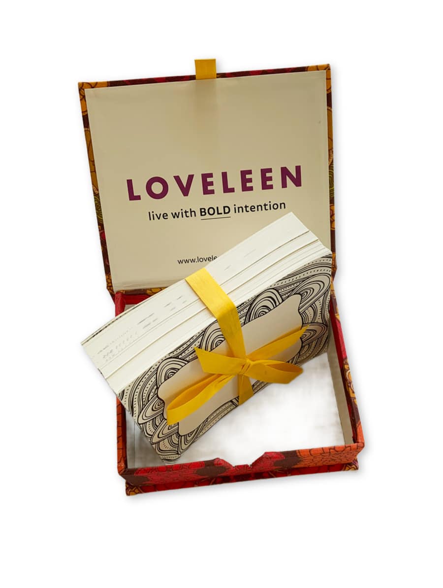 note-card-box-fall-orange-red-brown-flowers